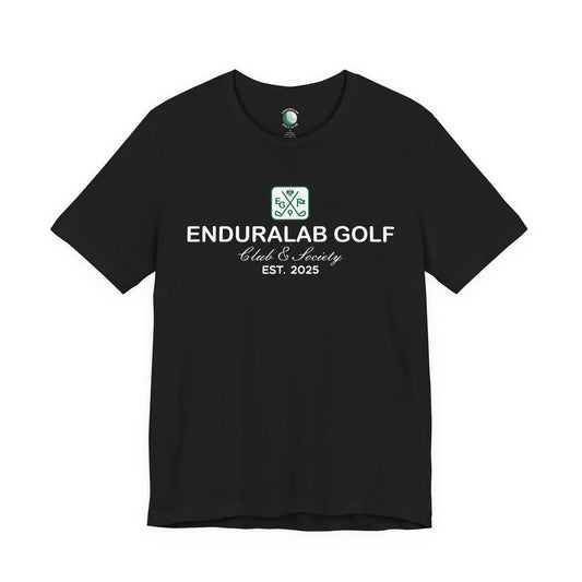 enduraLAB Golf Club Tee – “Train Hard. Swing Easy.” (Bella + Canvas 3001)