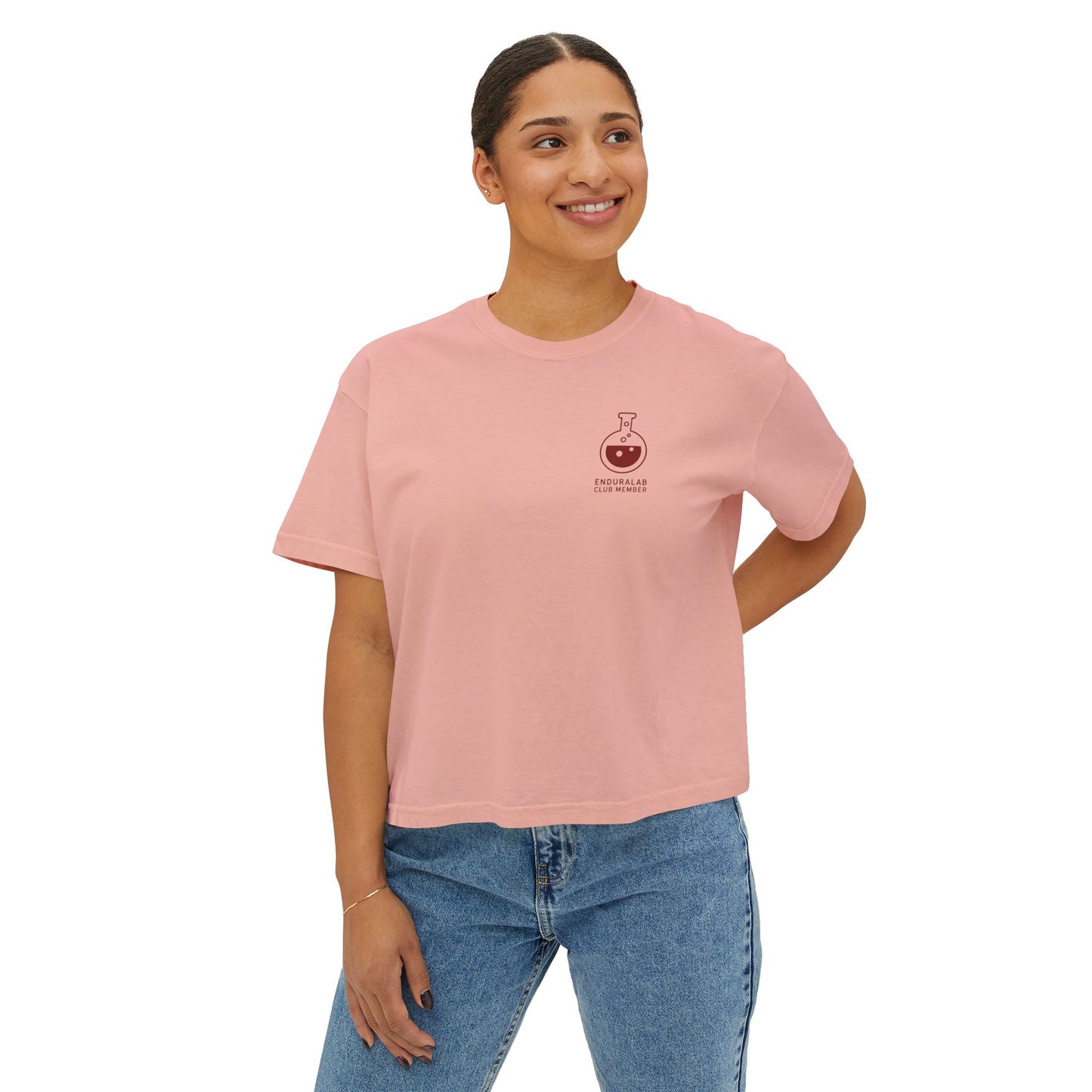 enduraLAB Strength + Endurance Club Women’s Boxy Tee (Comfort Colors 3023CL | Member Edition)