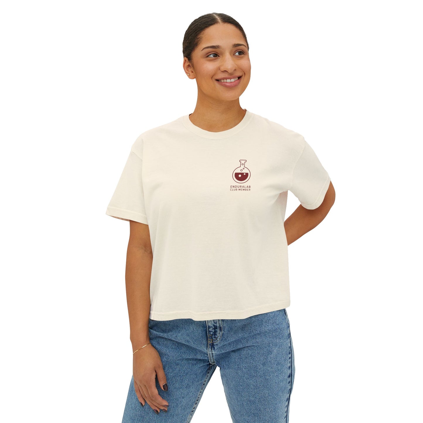 enduraLAB Strength + Endurance Club Women’s Boxy Tee (Comfort Colors 3023CL | Member Edition)